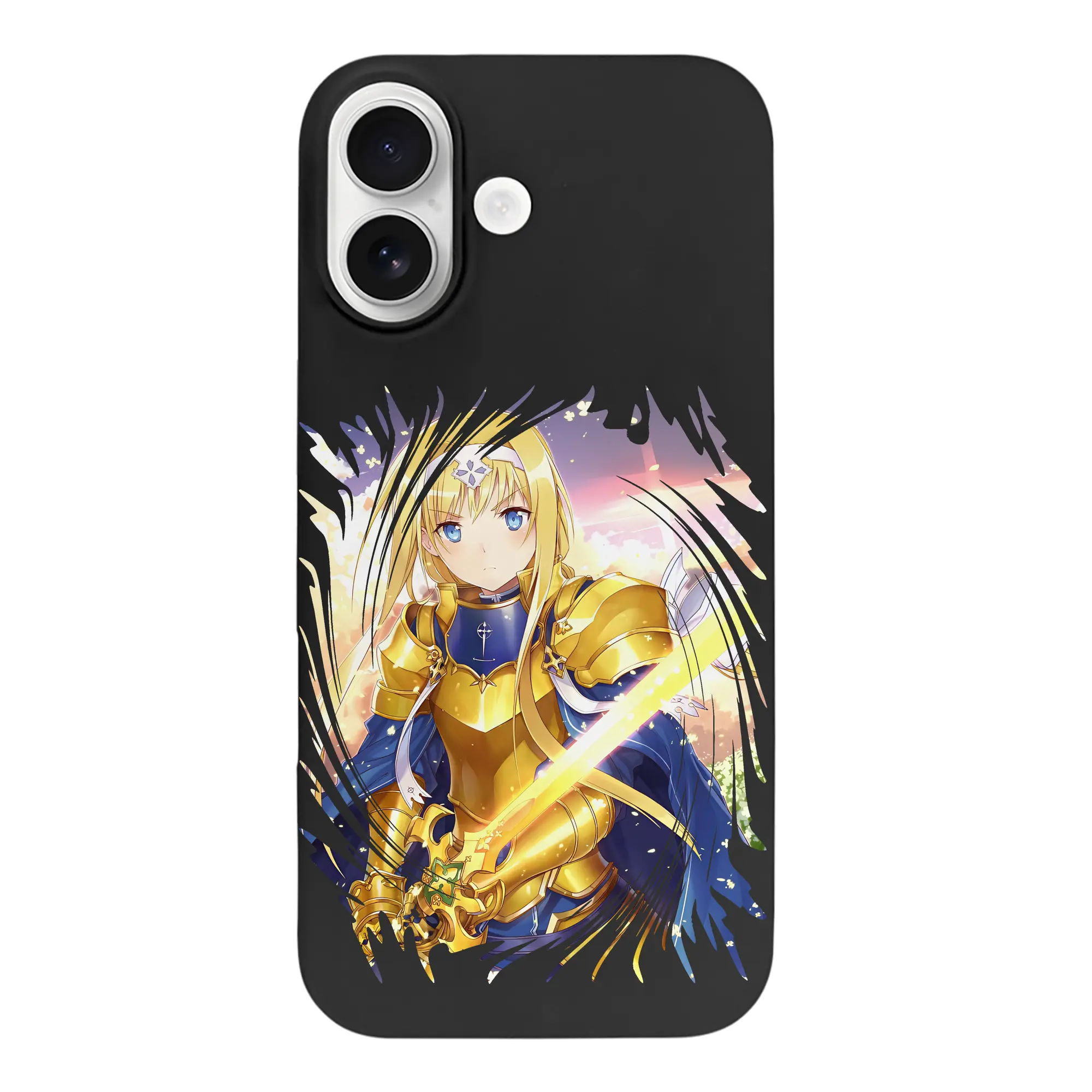 ソードアートオンライン グッズ アリス・ツーベルク - iPhone 17 シリーズ シリコンケース 薄型 耐衝撃 指紋防止 ソフトタッチカバー 精密フィット 傷防止 保護ケース iPhone 17/17 Air/17 Pro/17 Pro Max 対応